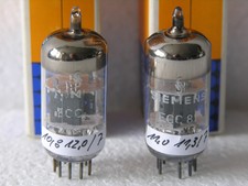 Tubo ECC81 Siemens Monaco ≠ Coppia Röhre