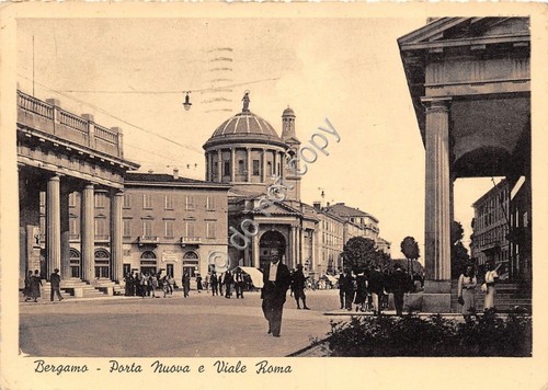 Cartolina postcard bergamo - -,