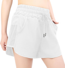 Pantaloncini Donna Asciugatura Rapida Vita Alta Costume Donna Pantaloncino Con T