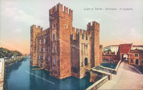 Ab126 cartolina lago garda - lago, di