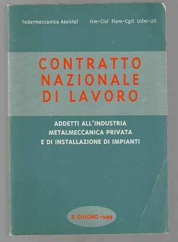 Contratto nazionale lavoro - contratto,