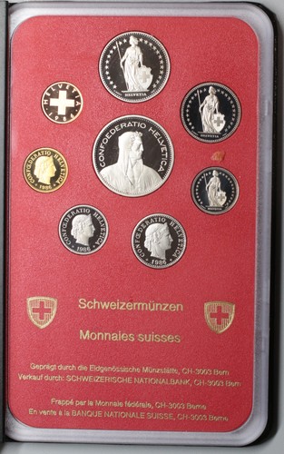 Moneta svizzera serie 1986 - serie,