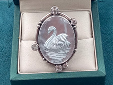 Anello Cigno Dichiarazione Argento Sterling con Marchio del Creatore Scorpione nel Cuore: Misura 5,5