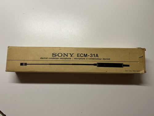Sony ecm 31a microfono usato - ecm-31a,