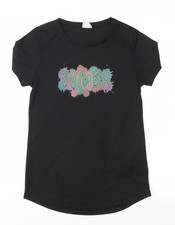 T-shirt donna Zumba nera basic