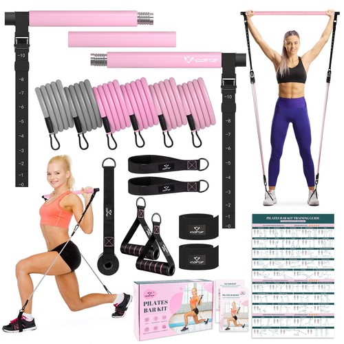 Pilates bar kit con fasce - bar,