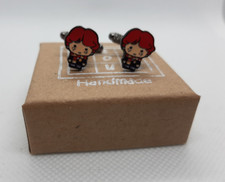 Harry Potter Ron Weasley Gemelli da polso Cufflinks Camicia Shirt gift regalo