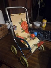 Passeggino Per Bambiole Antico In Latta