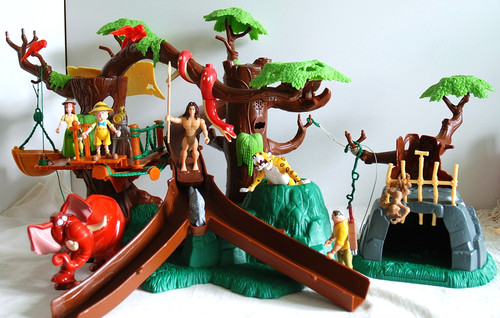 Disney tarzan jungle playset - disney,