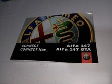 LIBRETTO CONNECT-CONNECT NAV PER ALFA ROMEO 147 - 147 GTA NUOVO ORIG. CON DIFETT