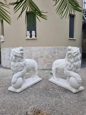 LEONE STATUA COPPIA DI LEONI