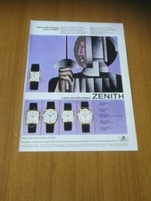 1965 ZENITH MODELLI ORO 18 kt OROLOGIO WATCH VINTAGE  AD PUB ANNI 60