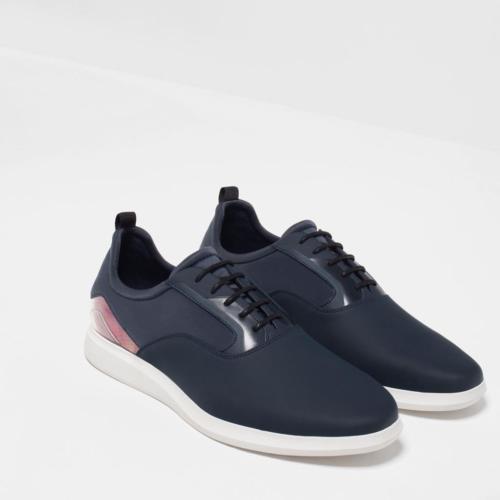 Sneakers zara uomo blu nuove - zara,