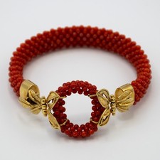 Bracciale donna corallo sardo