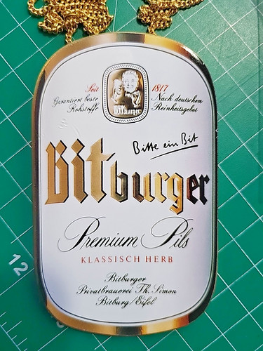 Insegna pubblicitaria birra - pubblicitaria,