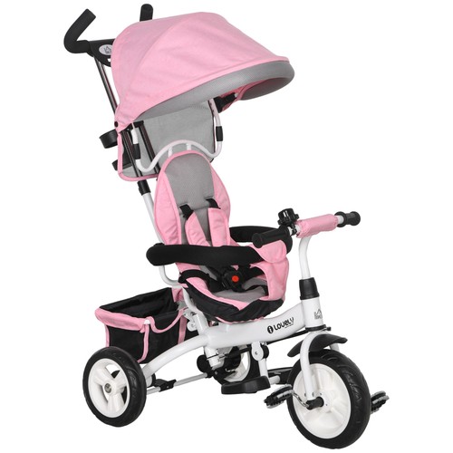 Homcom triciclo per bambini - homcom, 6