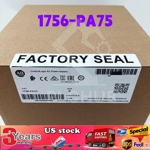 Allen bradley 1756 pa75 ser - 1756-pa75, b