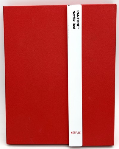 Pantone netflix red notebook - x,