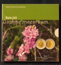 5 euro Lussemburgo 2022 argento e niobio proof serie flora e fauna daphne 