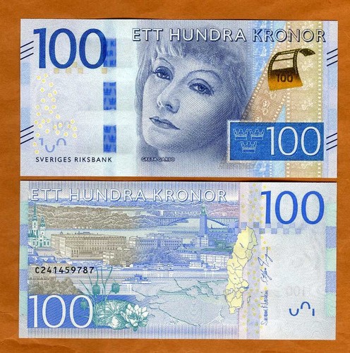 Svezia 100 corone nd - 100, corone,