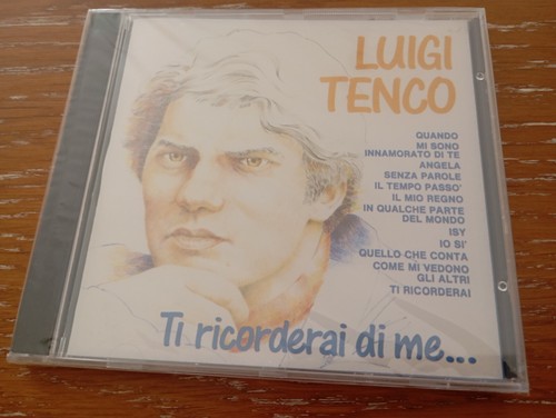 Luigi tenco rarissimo 1990 - cd,