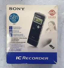 SONY IC RECORDER ICD-UX 80