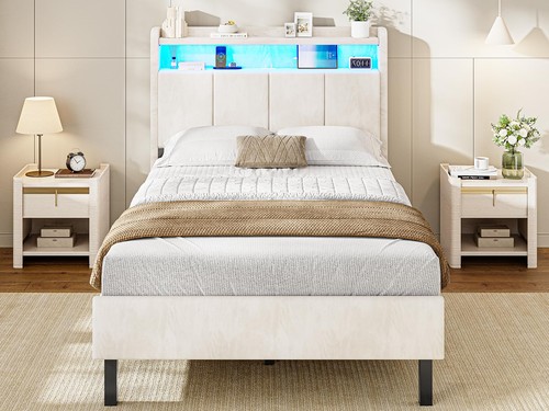 Aogllati letto singolo con - letto,