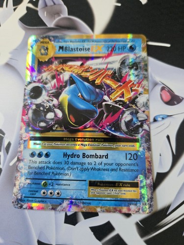 Carta pokemon mega - mega, blastoise