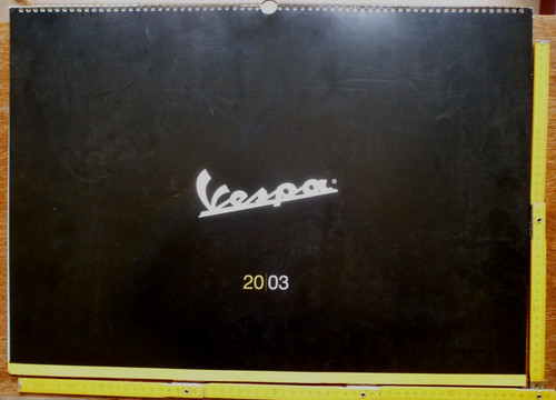 Calendario pubblicità vespa - calendario,
