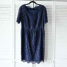 Abito formale in pizzo blu