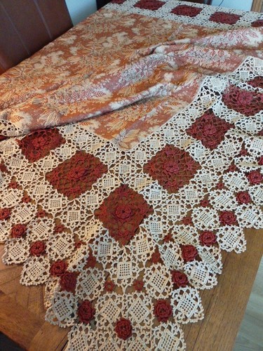 Brocade hand crochet lace - brocade/hand,