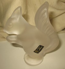Scoiattolo in cristallo Sevres - Francia - cm 11 x cm 10