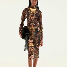 Abito midi in tulle da
