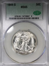 1944-S Mezzo Dollaro Liberty