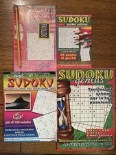 x 4 RIVISTE SUDOKU GENIUS