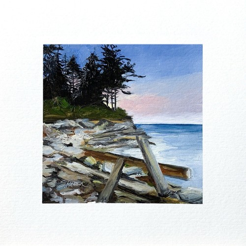 Dipinto olio 8x8 pnw - dipinto,