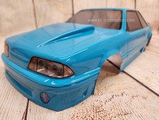 Carrozzeria Mustang GT 90 Fox personalizzata verniciata RC carrozzeria auto 1/10 OnRoad HPI/4Tec2.0/200mm