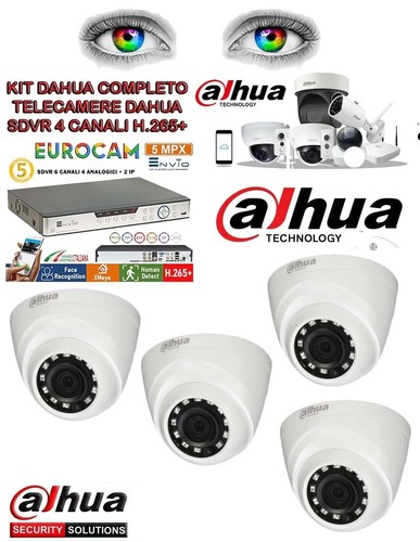 Kit completo cablato dvr - completo, 4