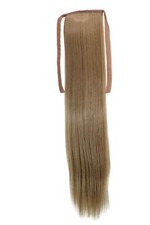 Extension Di Capelli Zopf Biondo Cenere Liscio 45Cm YZF-TS18-16 Con Clip