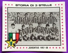 STORIA DI 3 STELLE, JUVENTUS 1957/58*FIGURINA N.364* PANINI COLLEZIONE 1979/1980