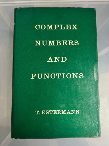 Complex numbers and - numbers, functions