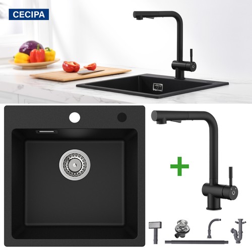 Lavello granito 50x45 - lavello,