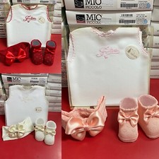 Camicina della Fortuna in Seta  ricamo “Buona Fortuna” + Fascetta & Scarpette