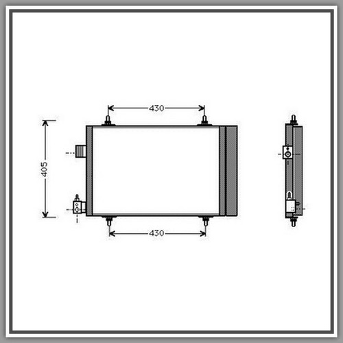 Condensatore citroen xsara - condensatore,