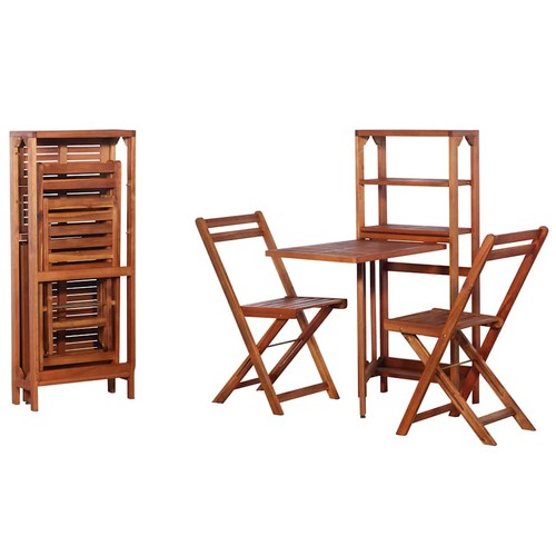 Set bistrò 3pz legno massello - set,