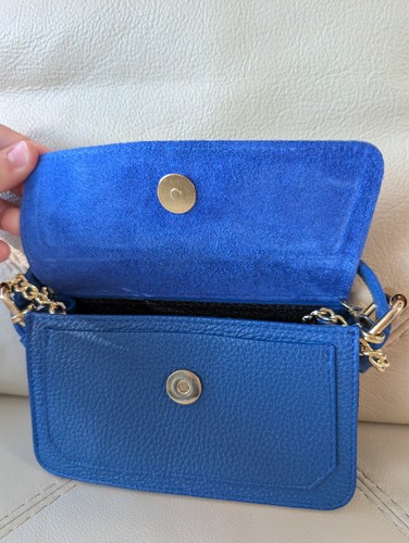 Rara splendida borsa blu - borsa, vera