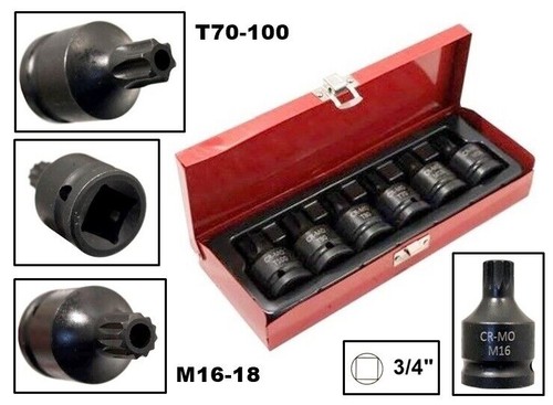 Set 6pz chiavi - bussola, torx