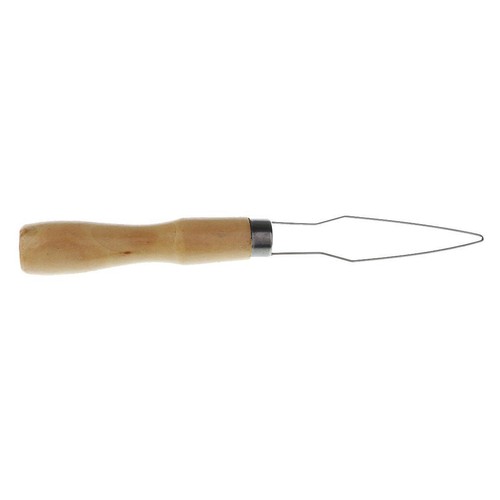 Manico legno filo - in,