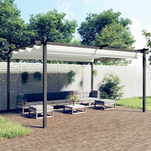 Pergola giardino con tetto - da,