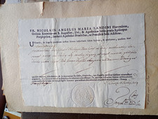 ATTESTATO RELIQUIA SAN FILIPPO